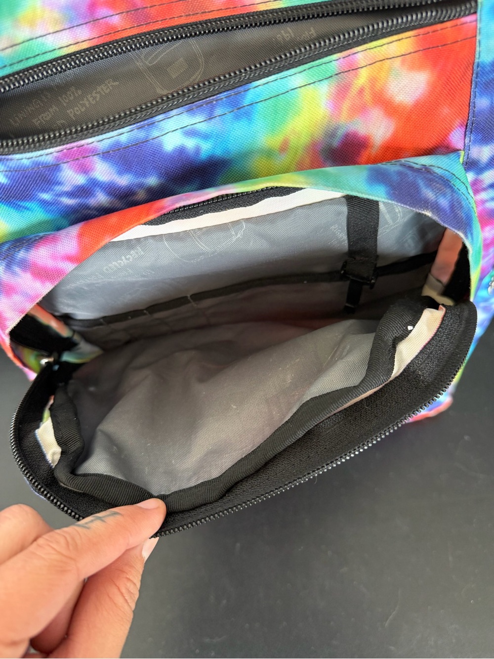 JanSport Tie-Dye Pattern Backpack - Picture 7 of 11